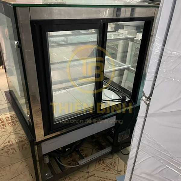 Tủ bánh kem 3 tầng kính vuông 90cm Senghong SHB-900 6 Tủ bánh Senghong SHB-900