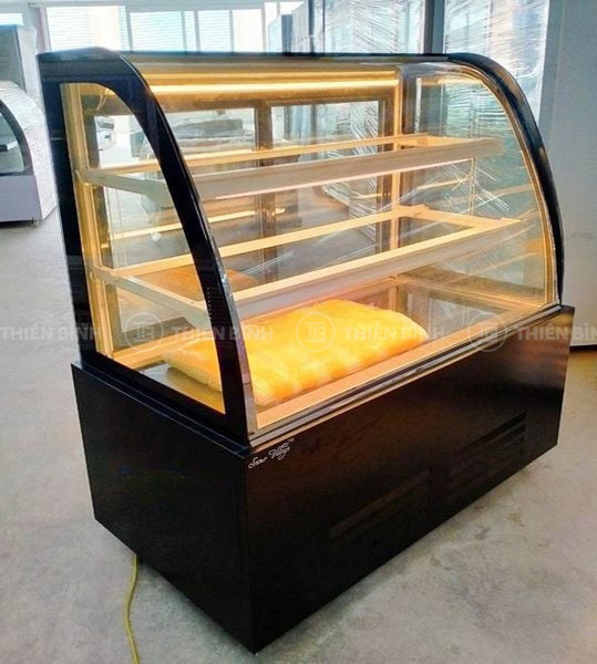 Tủ bánh kem kính cong 1m2 Snow Village GB-300-4L 4 Tủ bánh Snow Village GB-300-4L