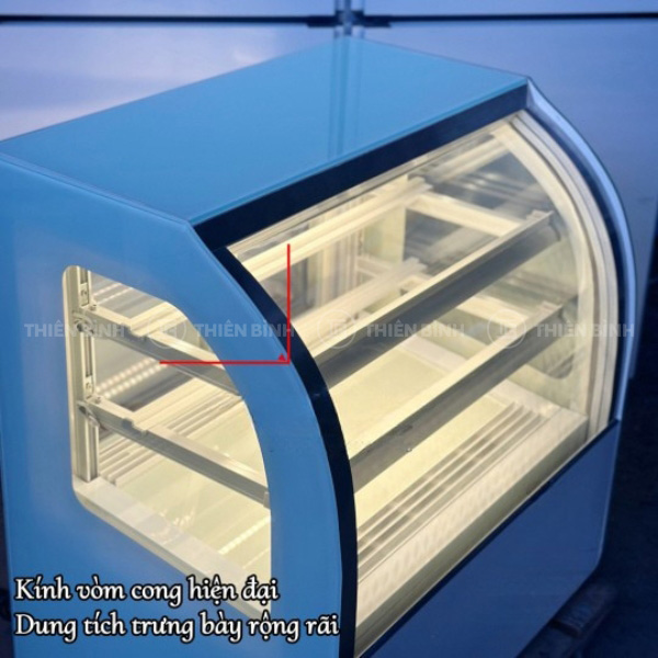 Tủ bánh mini kính cong để bàn 70 cm Snow Village GB-100 16 Tủ Snow Village GB-100