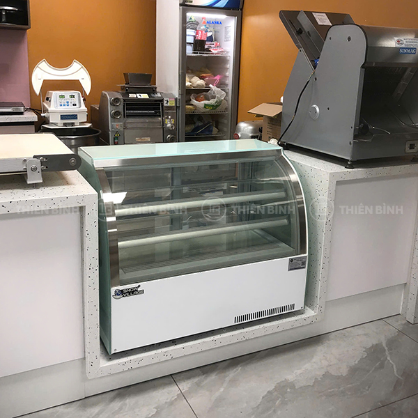 Tủ bánh mini để bàn 90cm kính cong Snow Village GB-120 7 Tủ Snow Village GB-120