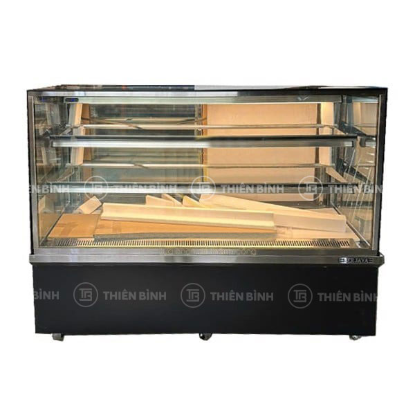 Tủ trưng bày bánh 3 tầng 1m8 kính vuông Berjaya RCS18SB13-2FB
