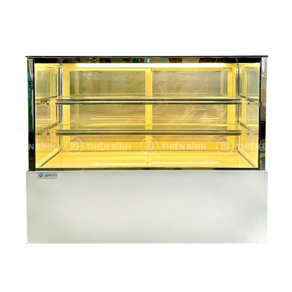 Tủ trưng bày bánh 3 tầng 1m5 kính vuông Lightcool LC-1500V