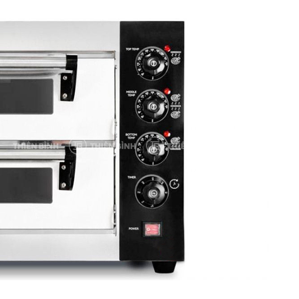 Lò nướng pizza Hongling 2 tầng PZD-4040-02 2 Bảng điều khiển lò nướng PZD-4040-02