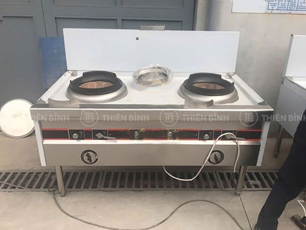 Bếp á 2 họng đất có quạt thổi và bầu nước 1m5 BA-D1.5 5 Bếp á 2 họng đất có quạt thổi và bầu nước BA-D1.5