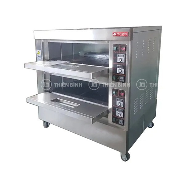 Lò nướng 2 tầng 4 khay dùng điện Hongling XYF-2KA-T