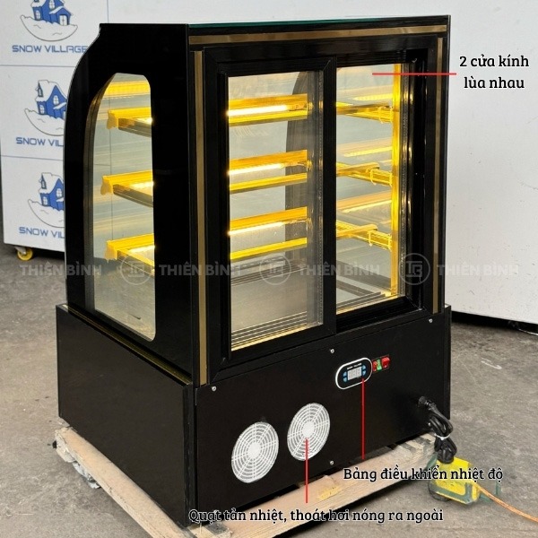 Tủ bánh kem 70cm 4 tầng Snow Village GB-100.Z4 3 Mặt sau tủ bánh kem 70cm 4 tầng Snow Village GB-100.Z4