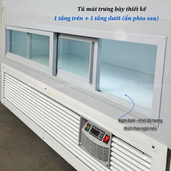 Tủ bánh kem 1 tầng 2m Kenshin KS-600-4L.Z1 4 Ngăn dưới tủ bánh Kenshin KS-600-4L.Z1