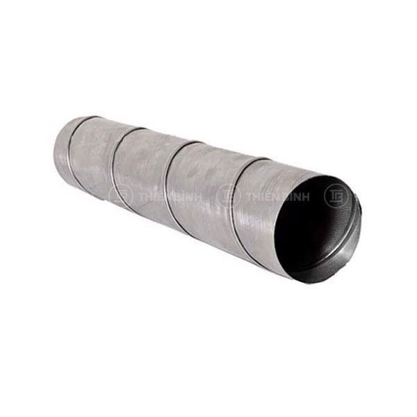 ống hút khói bếp dạng tròn có gân tăng cứng