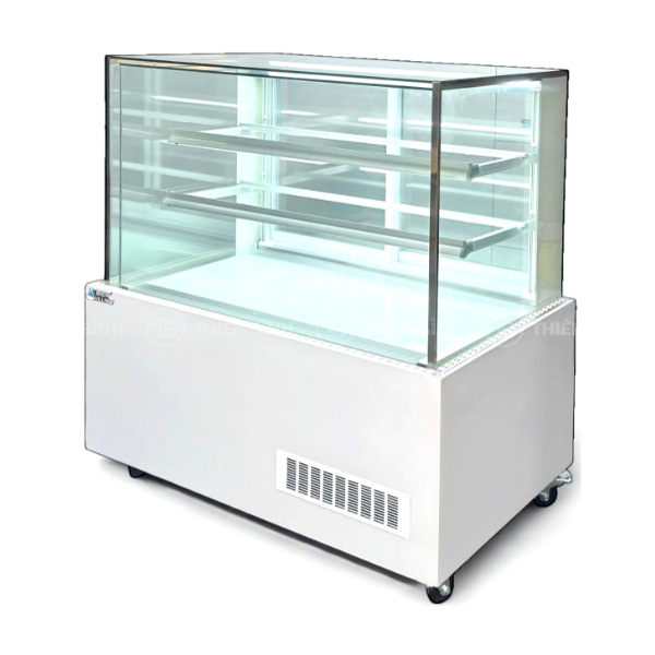 Tủ bánh kem 3 tầng 1m2 kính vuông Snow Village DG-1200