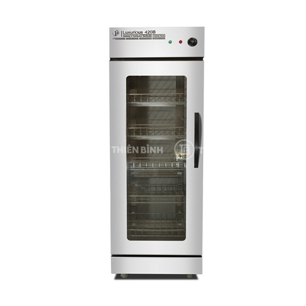 Tủ sấy chén đĩa inox 1 cánh kính