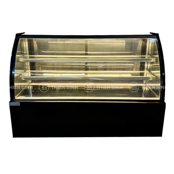 Tủ trưng bày bánh 3 tầng 1m8 kính cong Lightcool LC-1800