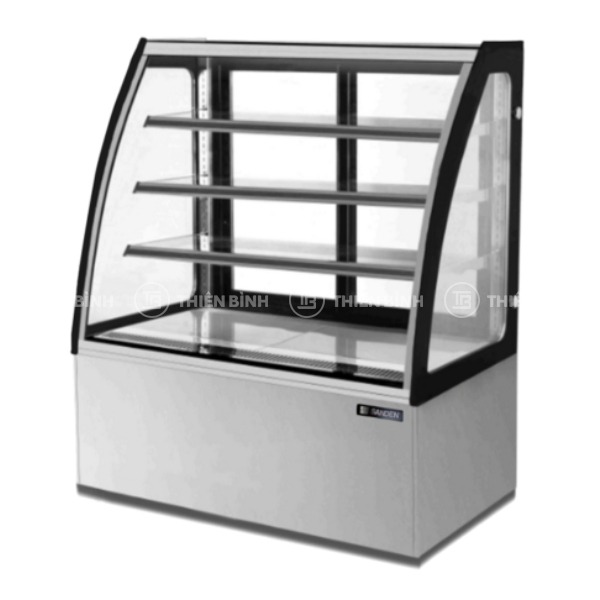 Tủ trưng bày bánh 4 tầng 90cm kính cong Sanden SKC-0903G