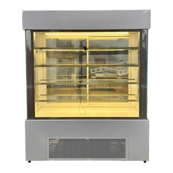 Tủ trưng bày bánh 5 tầng 1m5 kính vuông Lightcool LC-1500V-5T