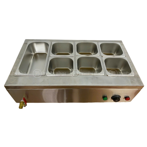 Ảnh thiết bị giữ nóng thức ăn đặt bàn 7 khay