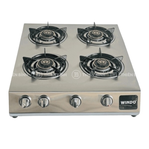 Bếp gas công nghiệp 4 họng Windo