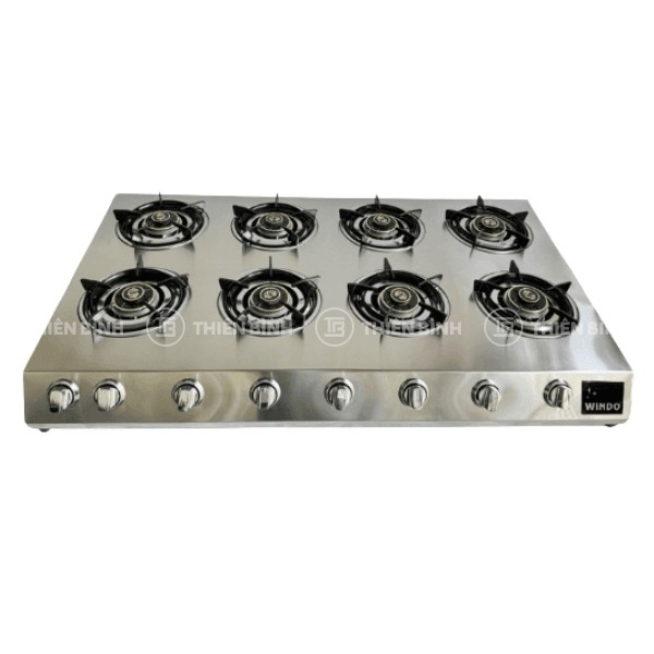 Bếp gas công nghiệp 8 họng Windo
