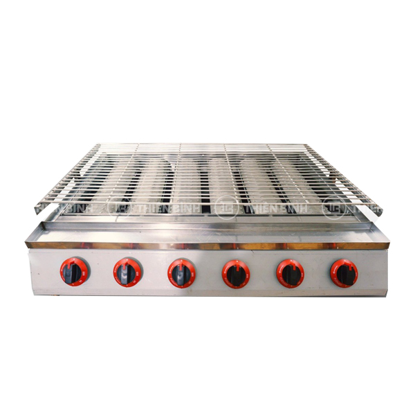 Bếp nướng hồng ngoại 6 họng đốt dài BN-F2.6GD