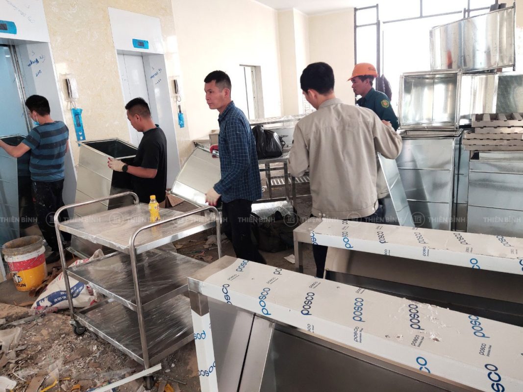 Cung cấp thiết bị - thiết kế bếp nhà máy dệt sợi công nghệ cao DRAGONTEXTILES2 8 Các thiết bị nhà bếp được vận chuyển đầy đủ và sẵn sàng lắp đặt