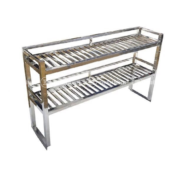 Giá nan 2 tầng phía trên chậu rửa