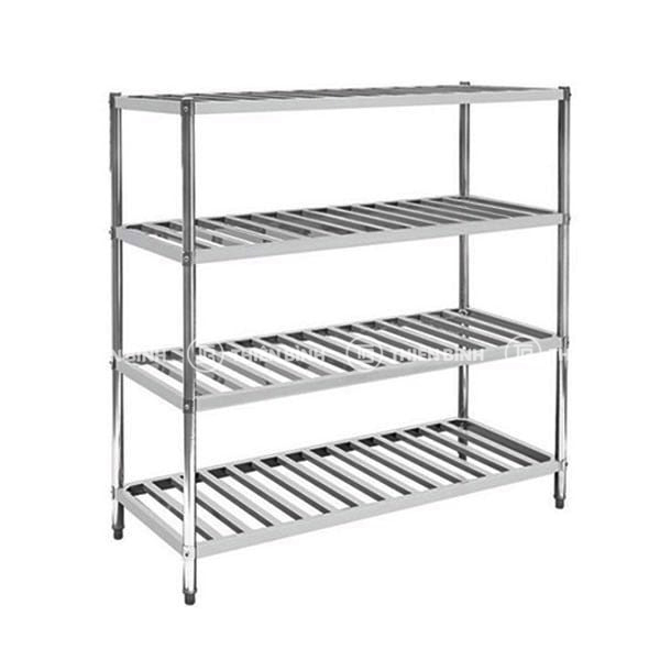 Giá nan inox 4 tầng