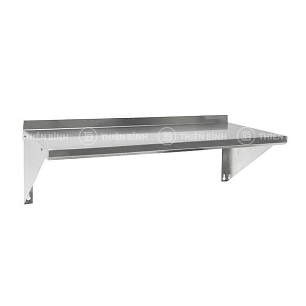 Giá phẳng inox treo tường 1 tầng
