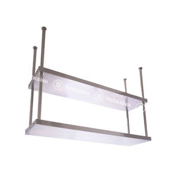 Giá treo trần inox 2 tầng
