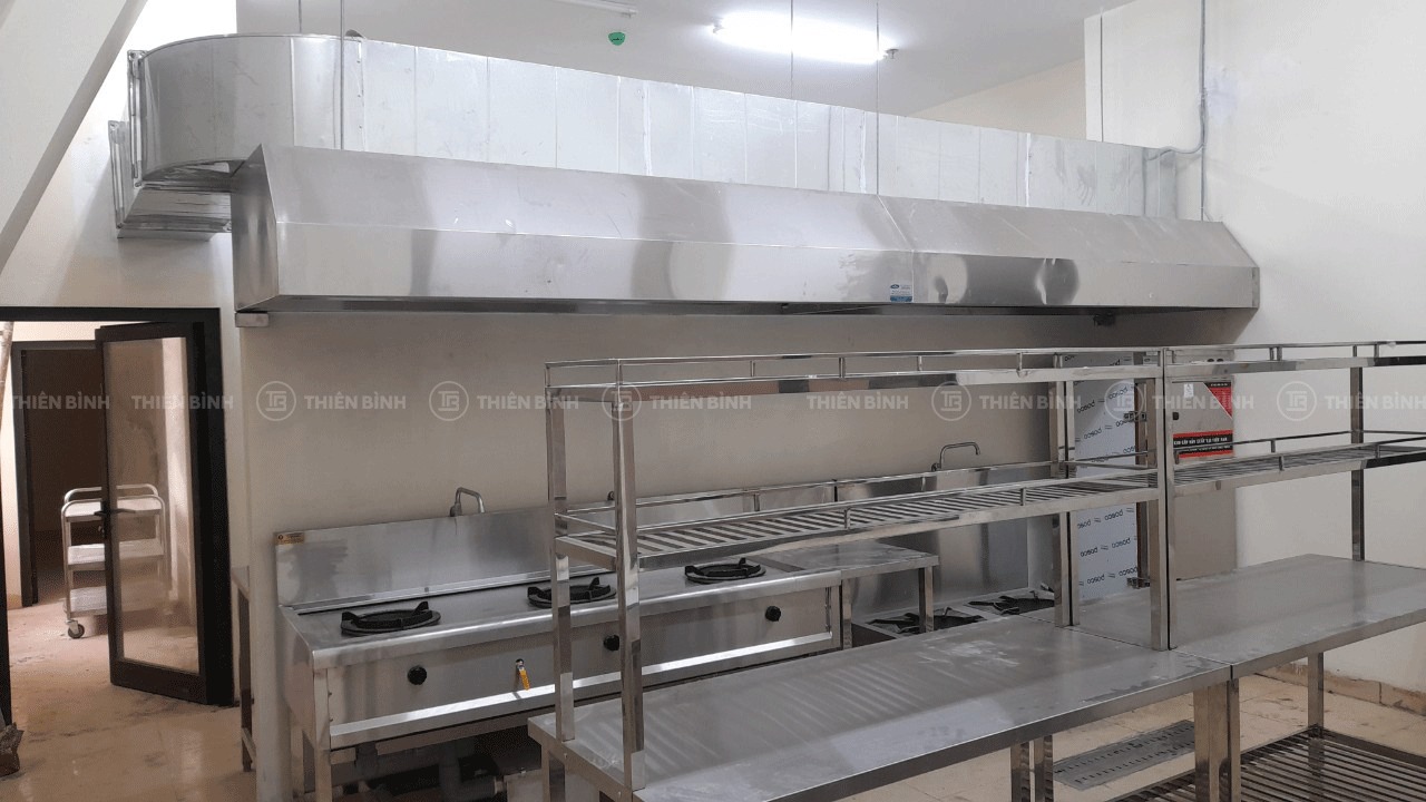 Cung cấp thiết bị - thiết kế bếp nhà máy dệt sợi công nghệ cao DRAGONTEXTILES2 27 Hoàn thiện hệ thống tum hút mùi cho bếp nhà máy