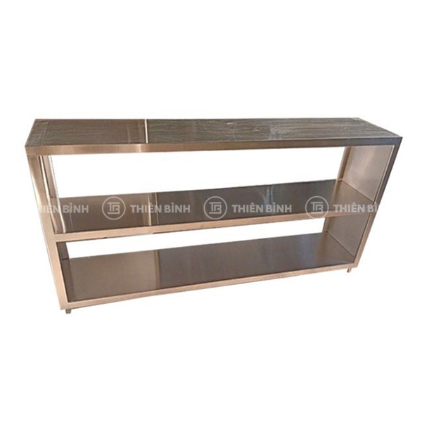 Kệ inox 3 tầng phẳng
