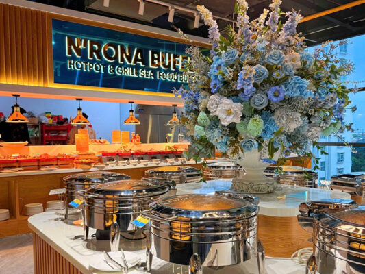 cung cấp thiết bị bếp cho nhà hàng buffet N'Rona