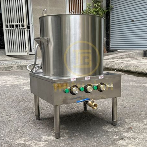 Nồi nấu phở 150 lít inox 201 3 Nồi nấu phở 150 lít inox 201