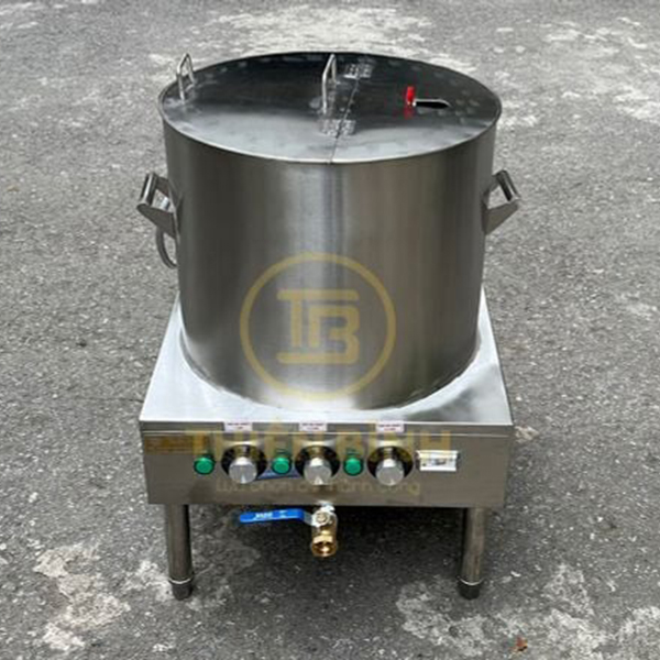 Nồi nấu phở 60 lít inox 201 4 Nồi nấu phở 60 lít inox 201