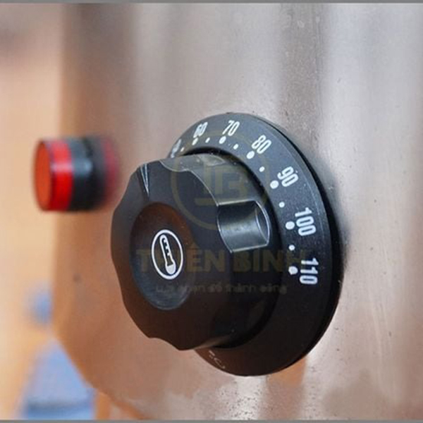 Nồi nấu phở dùng điện 30 lít 6 Núm chỉnh nhiệt nồi nấu phở 30 lít