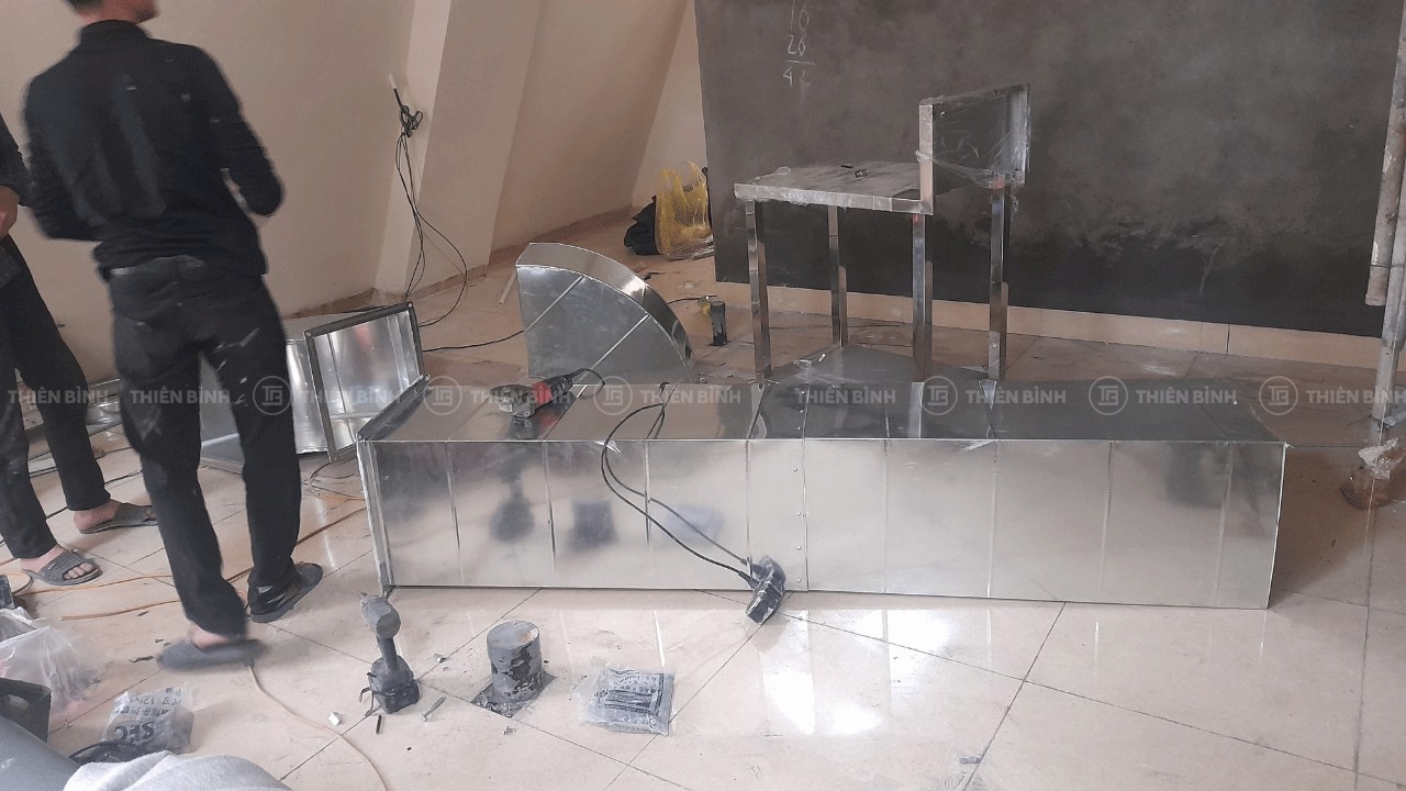 Cung cấp thiết bị - thiết kế bếp nhà máy dệt sợi công nghệ cao DRAGONTEXTILES2 9 Quá trình lắp đặt thiết bị