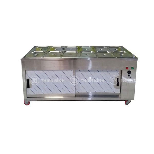 Quầy hâm nóng thức ăn 12 khay
