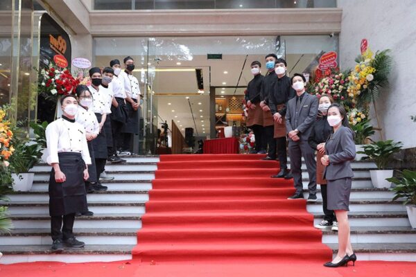 Thiết kế bếp nhà hàng La Fontaine