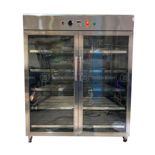 Tủ giữ nóng thức ăn 2 cánh kính