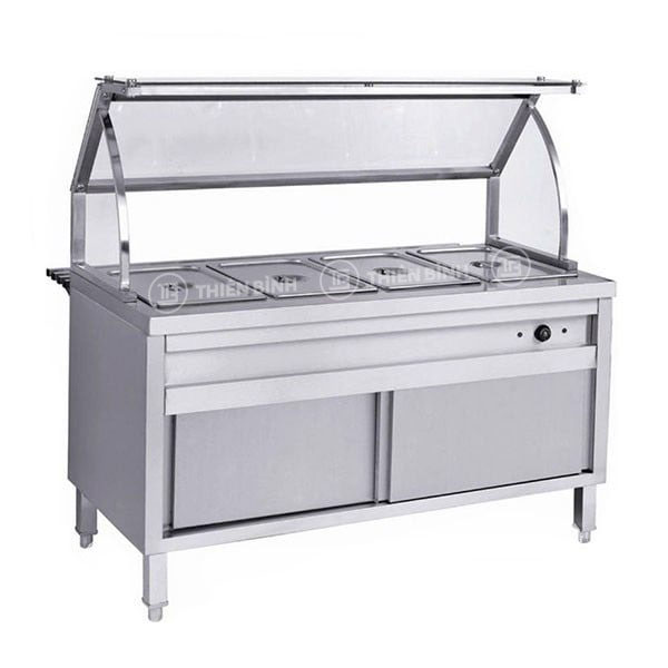 Tủ giữ nóng thức ăn công nghiệp 4 khay
