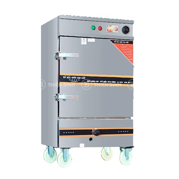 Tủ hấp bánh bao gas điện hẹn giờ và ủ giữ nhiệt