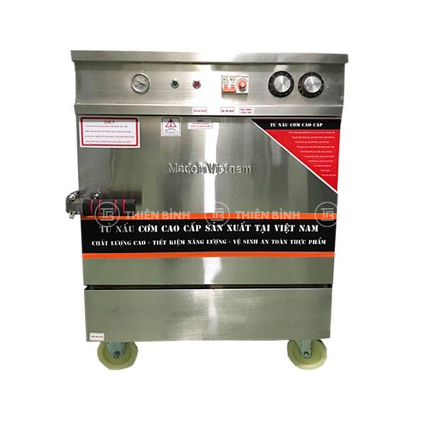 Tủ hấp bánh Flan 4 khay điện hẹn giờ