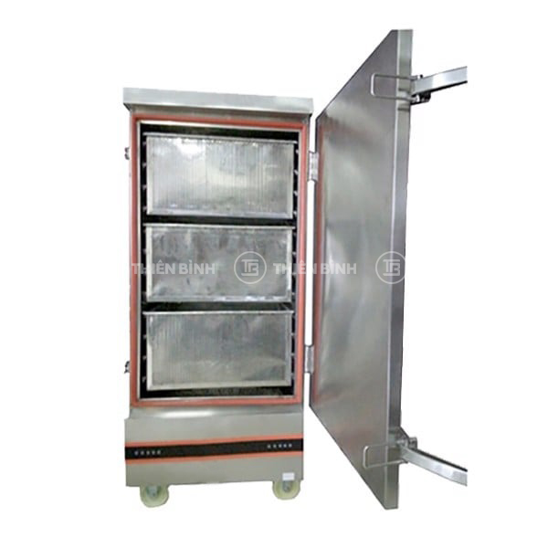 Tủ hấp bánh gai dùng điện