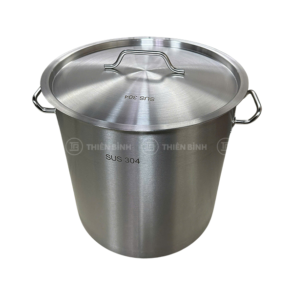 Nồi từ inox siêu dày 7 đáy 20L 2 Ảnh nồi từ inox siêu dày 7 đáy 20L