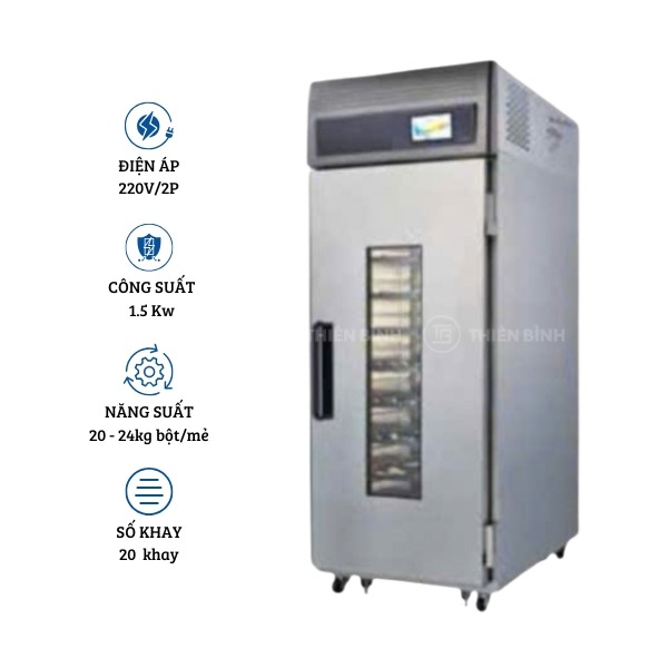 Tủ ủ bột 20 khay Softmill SMDG-INV-1020S