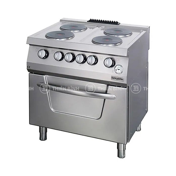 Bếp Âu 4 họng điện có lò nướng Ozti OSOEF 8070
