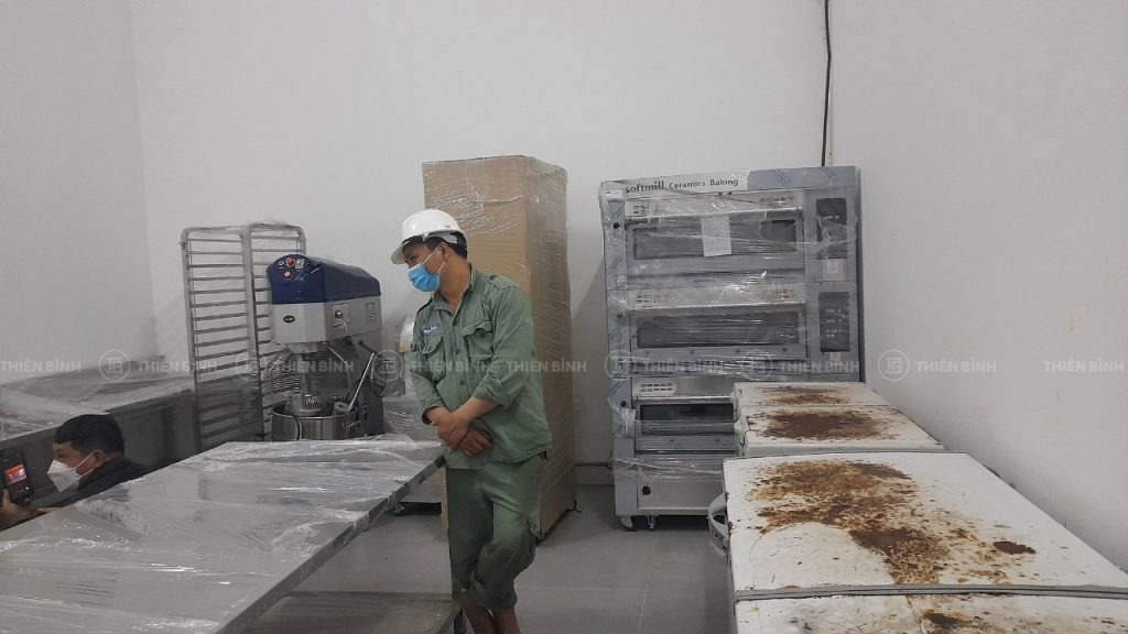 Thiết kế cung cấp thiết bị làm bánh cho Học viện Phật Giáo Việt Nam 10 Các thiết bị làm bánh được lắp đặt vào vị trí