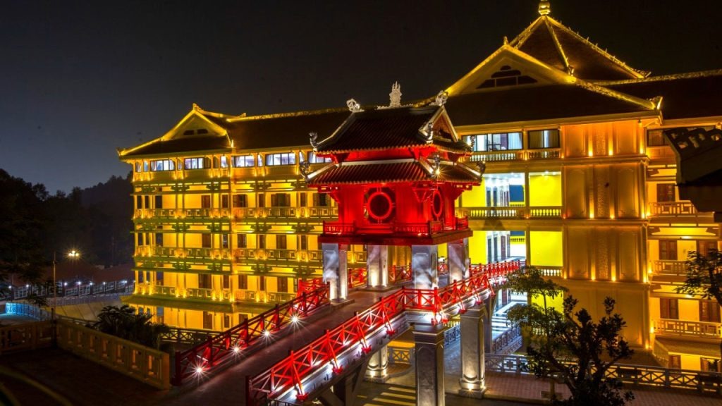 Thiết kế cung cấp thiết bị làm bánh cho Học viện Phật Giáo Việt Nam 2 Khung cảnh học viện về đêm