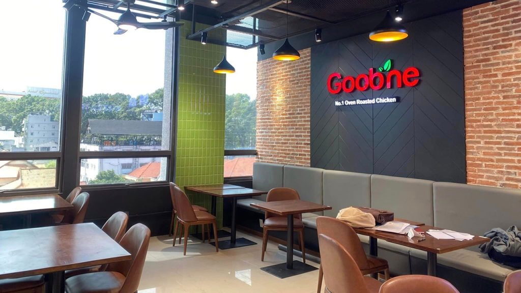 Thiết kế và cung cấp thiết bị bếp nhà hàng Goobne Chicken 1 Không gian nhà hàng Goobne Chicken