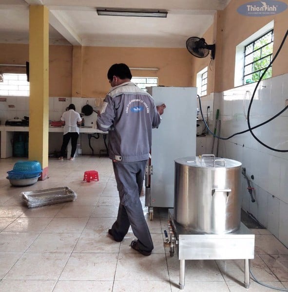 Cung cấp thiết bị nhà bếp cho Trung tâm Bảo trợ Xã hội tỉnh Bắc Kạn 6 Hoàn thành lắp đặt các thiết bị