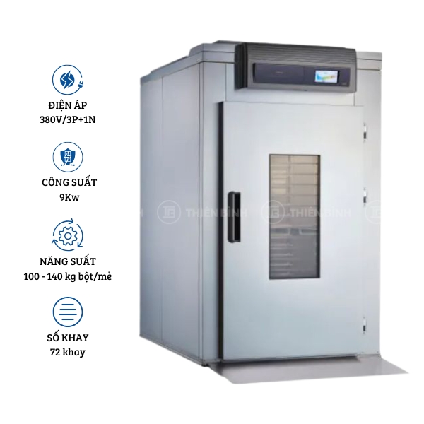 Tủ ủ bột Softmill 72 khay SMDG-200