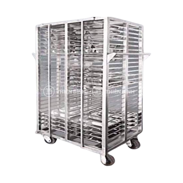 Xe đẩy thức ăn, khay cơm