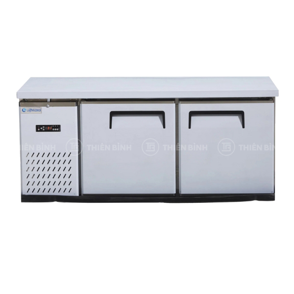 Bàn mát 2 cánh 1m5 có quạt gió Lightcool LC-1575C (inox 201)